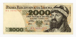 Poľská ľudová republika, 2 000 zlotých 1979 BG (161)