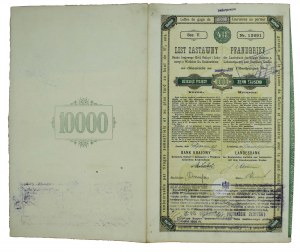 Lviv, National Bank, 4.5% Pledge Letter. Ser. V, 10,000 kr (1913) (606)
