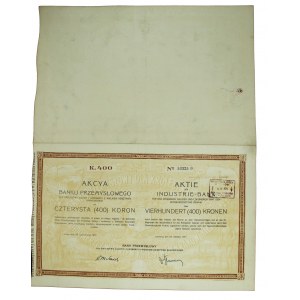 Lviv, Industrial Bank, 400 kr 1917 (612)