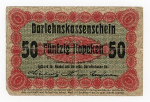 Ober Ost, Poznań, 50 Kopeken 1916 - langer Satz (P2b) - RARE (181)