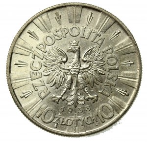 Second Republic, 10 gold 1938 Pilsudski (672)