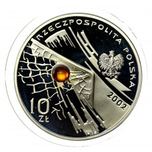 III RP, 10 złotych 2002, XVII Mistrzostwa Świata w Piłce Nożnej (699)