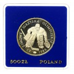 PRL, 500 złotych 1987, Calgary 1988 (1027)