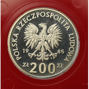 People's Republic of Poland, 200 gold 1985, Health Center of Mother Poland, Sample (1028)