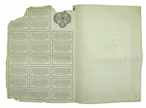 4.5% Internal loan 1937, bond 1,000 zlotys (1110)