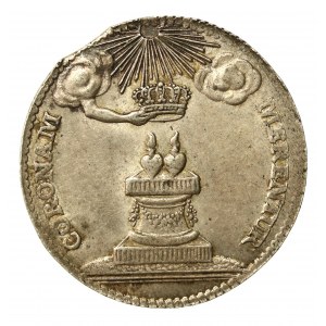 Augustus III Saxon, Two-horn 1738 - nuptial. Very nice (1159)