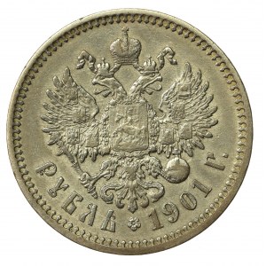 Rosja, Mikołaj II, rubel 1901 ФЗ (1217)