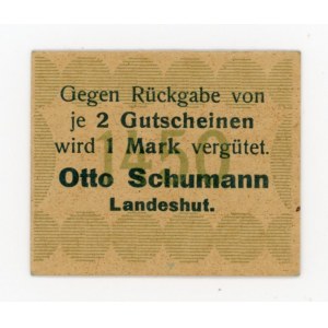 Kamienna Góra/Landeshut, Otto Schumann, 50 fenigów b.d. (431)