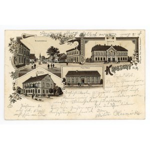 Krzeszyce / Kriescht - school, post office, inn (20)