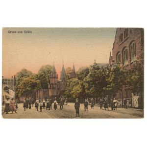 Czechy, Grodziec Golęszycki - Ulica, kościół (315)
