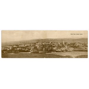 Stary Sącz - Gesamtansicht, Panoramapostkarte. Ausklappbar (247)