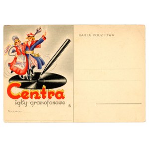 Advertising postcard - Centra - phono needles (401)