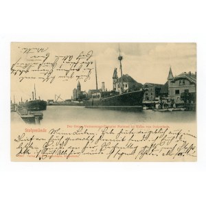 Ustka / Stolpmunde - measuring ship National in the harbor (93)