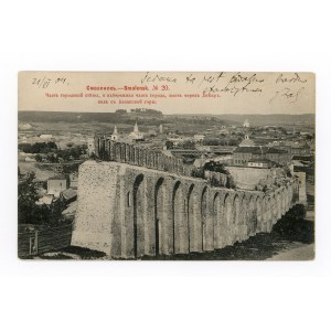 Russland, Smolensk - Stadtmauer, Uferpromenade, Fluss Dnjepr, Blick vom Berg Kasan (102)