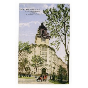 Lwów / Lemberg - nowy gmach dyrekcji c.k. kolei państwowych (115)