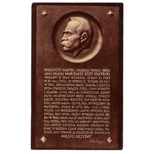 Joseph Pilsudski, plaque (456)