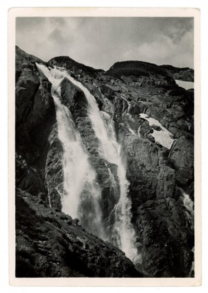 Tatra mountains - Siklawa from the valley of five Polish ponds. Published by Atlas 1939 (367)