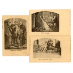 Satz von 11 Postkarten von A. Grottger (566)