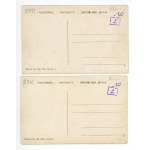 Brzeżany, Market Square, Kolejowa Street - set of postcards 2 pcs (606)
