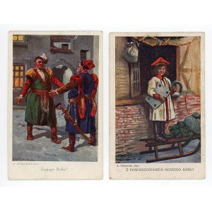Merry Christmas - postcard set 2 pcs (399)