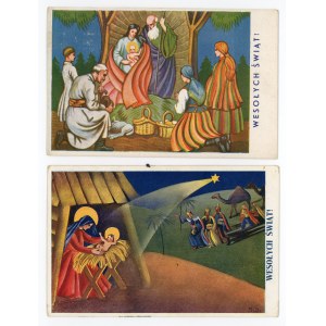 Merry Christmas - postcard set 2 pcs (432)