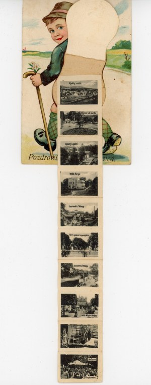 Truskavets - Postcard with fold-out booklet with views (722)