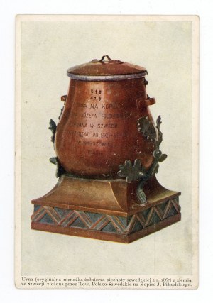 Urn with soil from Sweden for the Mound of Jozef Pilsudski (921)