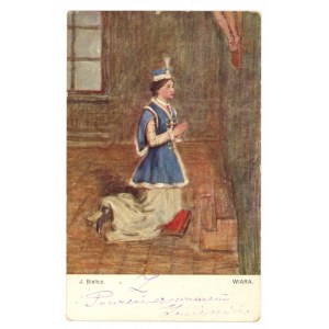 Art postcard - Faith, mal. J. Bielicz (1823)