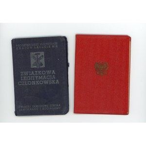 Legitymacje, Złoty Krzyż Zasługi dla leśniczego. Razem 2szt. (334)