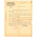 Świadectwo leśniczego oraz z inne dokumenty, Zarząd Lasów Ks. Janusza Radziwiłła, Cumań 1934 (340)