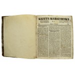 Gazeta Warszawska poszyt, vintage 1842 (831)