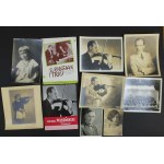 A set of memorabilia of violinist Michal Wiłkomirski. Total of 10 pieces. (857)