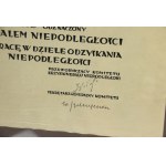 Diploma for the Independence Medal, 1932 (486)