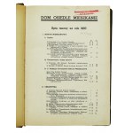 Dom Osiedle Mieszkanie, Organ Polskiego Towarzystwa Reformy Mieszkaniowej. Rocznik 1937 (453)