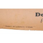 Afisz. Niemieckie ogłoszenie utrzymujące w mocy przepisy prawne o przymusie ubezpieczeń od ognia w PZU. Sieradz, grudzień 1939 (169)