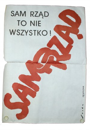 Plakat Solidarność- Samorząd sam rząd to nie wszystko (363)