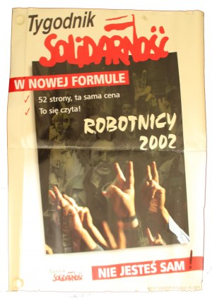 Plakat reklamowy - Tygodnik Solidarność 2002 (387)