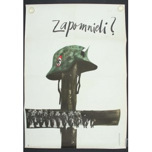 Plakat PRL - Zapomnieli ? Proj.: R.Cieślewicz 1961r (448)