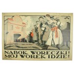 Poster of the Second Republic - To the side of the sack my sack goes - 8% gold loan, 1922r (702)