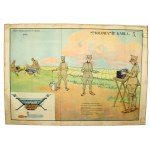 Polish Army instructional poster, 1920r (710)