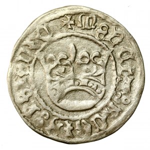 Alexander Jagellonský, korunový půlpenny, Krakov (502)