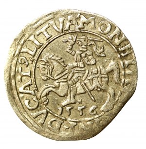 Sigismund II Augustus, Half-penny 1556 Vilnius, LI/LITVA (509)