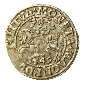 Sigismund II Augustus, Half-penny 1549, Vilnius - LI/LITVA (517)
