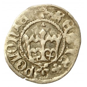 Kazimierz IV Jagiellończyk, půlpenny bez data, Krakov (520)