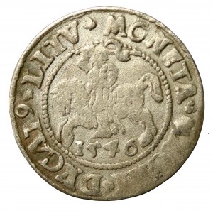 Sigismund II Augustus, Half-penny 1546, Vilnius - older Eagle type (531)