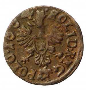 Jan II Kazimír, měděný šilink (boratin), 1664, Ujazdów (548)