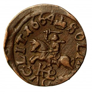 Jan II Kazimír, litevský šilink 1664, Vilnius (549)