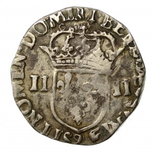 Jindřich III. z Valois, 1/4 ecu 1582, Rennes (556)