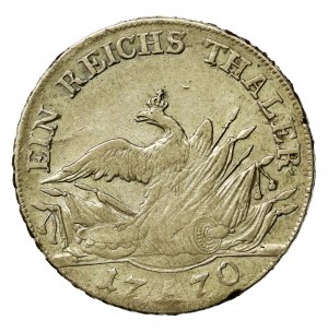Německo, Prusko, Fridrich II., tolar 1770, Berlín. Vzácné (559)
