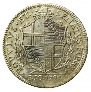 Italy, Bologna, scudo (10 Paoli), 1797. rare (560)